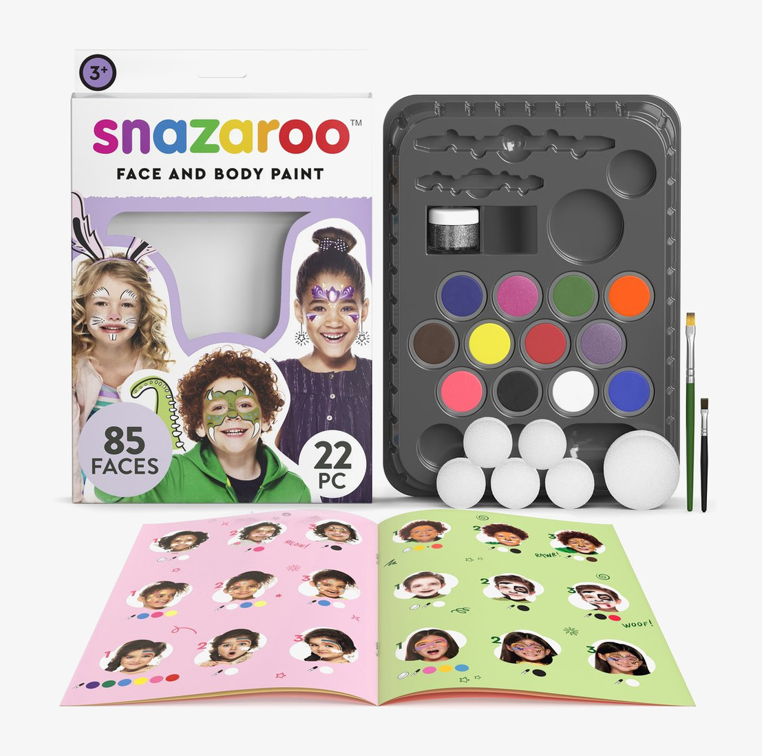 Ansiktsfärg Ultimate Party från Snazaroo med tillbehör