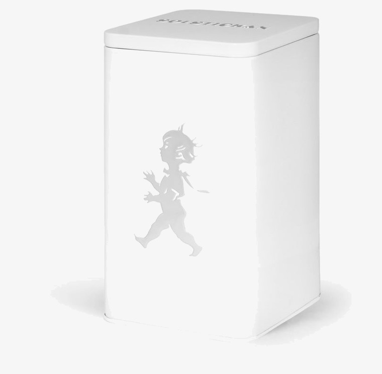 Plåtburk Kaffe Zoegas Vit Solstickan Plåtburkar Metallburkar