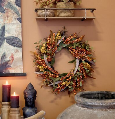 Bild av harmonisk interiör med varm och inbjudande känsla