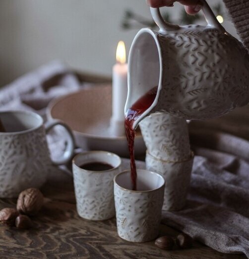 Bringare Winterheart - Majas Cottage Kannor Tekannor (ej termos) Cooler tank med kran Glasburkar Vinboxar Glasflaskor