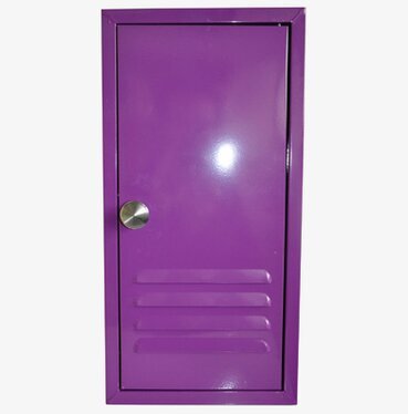 Bild av lila nyckelskåp med modern och stilren design