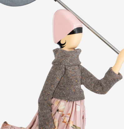 Bild av unik och konstnärlig bordslampa med stil