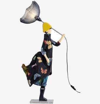 Bild av unik bordslampa med kreativ och lekfull design