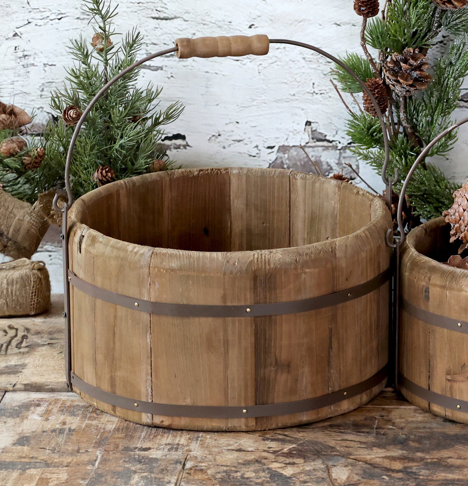 Träspann Ø28cm Chic Antique Övrig prydnad/dekoration för inredning innemiljö