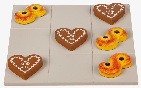Tre I Rad Lussekatt/Hjärta Different Design Brädspel