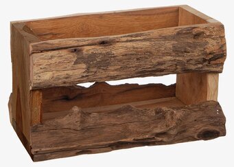 Foto av rustik trälåda med naturlig och autentisk design