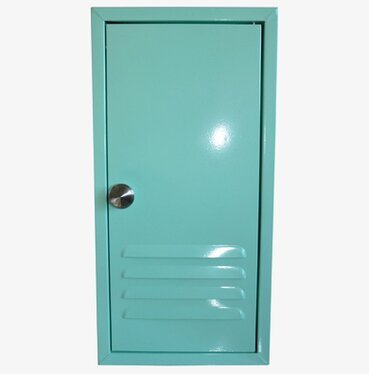 Bild: Mintgrönt nyckelskåp med stilren och praktisk design