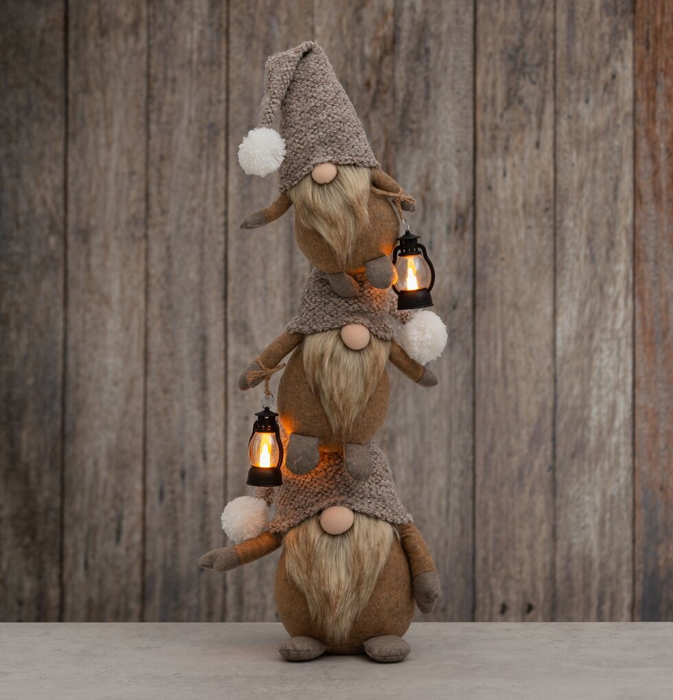 Tomte-Torn Lanterna LED Winteria Tomtar Tomtenisse Tomtenissa Julrelaterade dockor och julmjukisdjur Julmöss