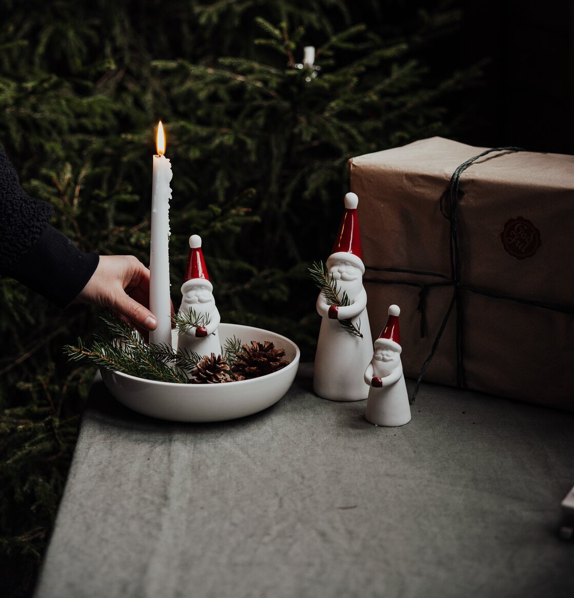 Tomte Loke Stor Liten Storefactory Tomtar Tomtenisse Tomtenissa Julrelaterade dockor och julmjukisdjur Julmöss