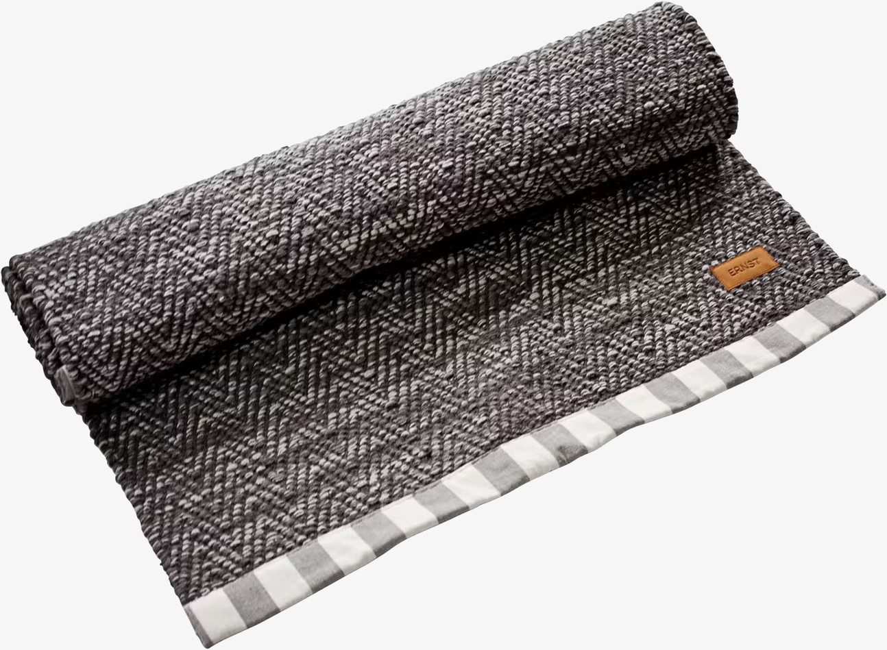 Matta ERNST Grå från Ernst med geometriskt vävmönster