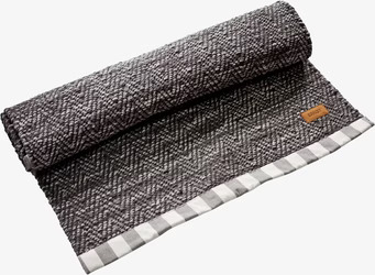 Bild av stilren matta med grått mönster och textur