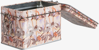 Bild av en färgstark och praktisk teburk med muminmotiv