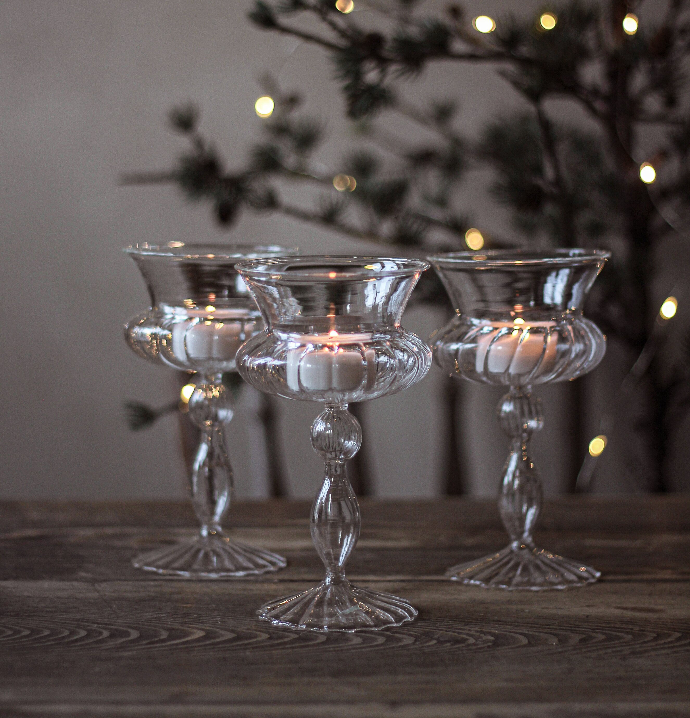 Majas Lykta/Vas Rocaille Låg Cottage Lyktor Endless Light Ljuslyktor