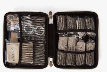 Foto av praktiskt och kompakt första hjälpen-kit