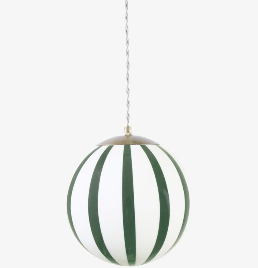 Taklampa Alba Opal Grön/Vit Strömshaga Lampor Taklampor Golvlampor Bordslampor LED-lampor Ledlampor Fönsterlampor Ljusslingor för dekoration