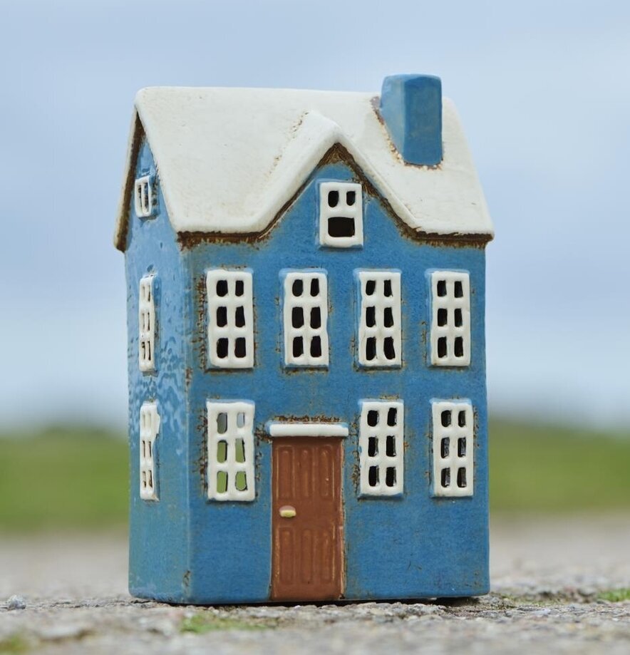 Ljuslykta Nyhavn Blå IB Laursen Lyktor Endless Light Ljuslyktor