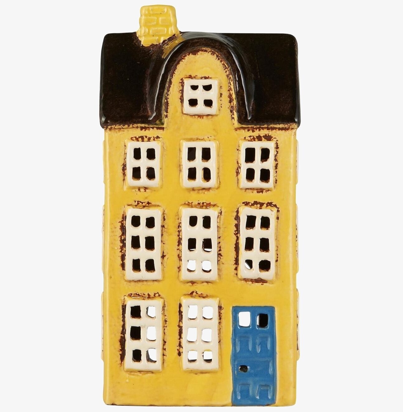 Ljuslykta Nyhavn Gul IB Laursen Lyktor Endless Light Ljuslyktor