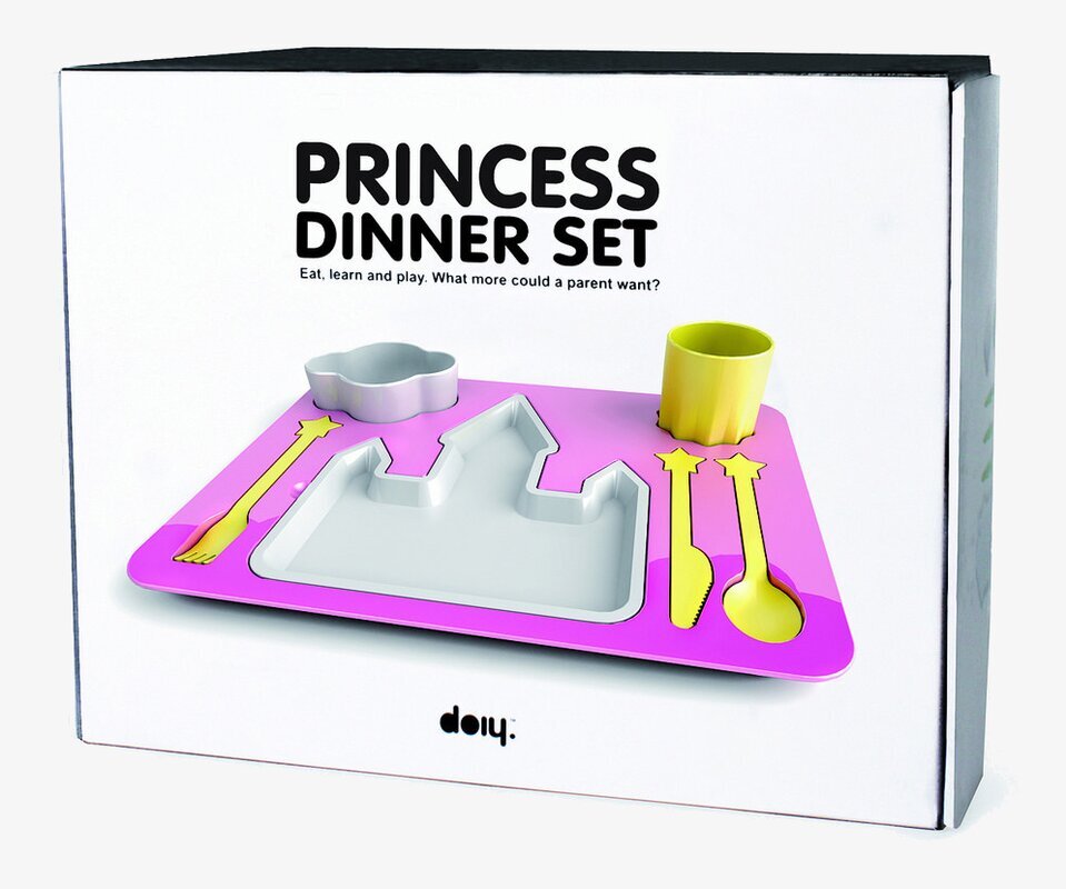 Princess Dinner Set från Propaganda med slottstema för barn