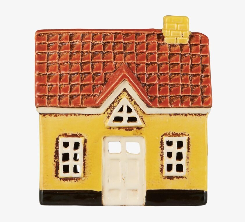 Ljuslykta My Home Town Gul IB Laursen Lyktor Endless Light Ljuslyktor