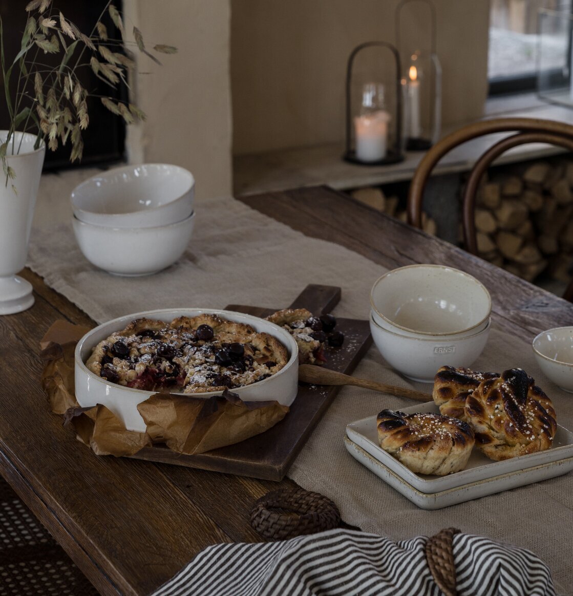 Ugns/serveringsform Naturvit Ø30cm Ø27.5cm Ernst Ugnsformar