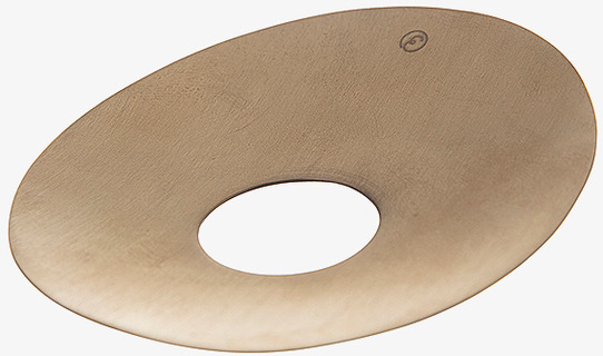 Bild av elegant ljusmanschett i mässing för heminredning