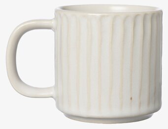 Bild på stilren och funktionell glöggmugg i naturvitt