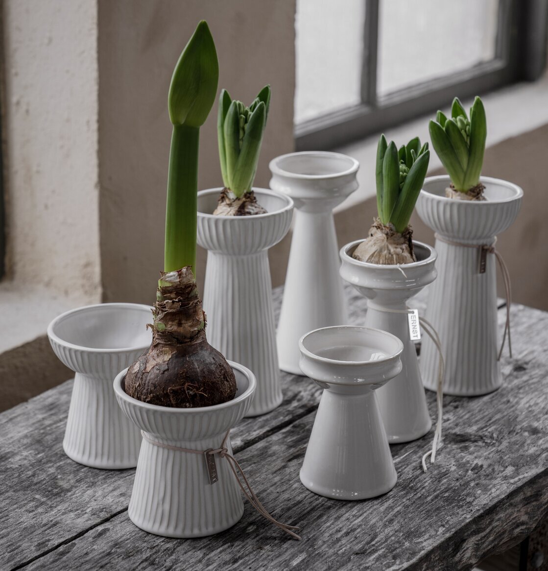 Lökvas Räfflad Naturvit Ernst Övrig prydnad/dekoration för inredning innemiljö