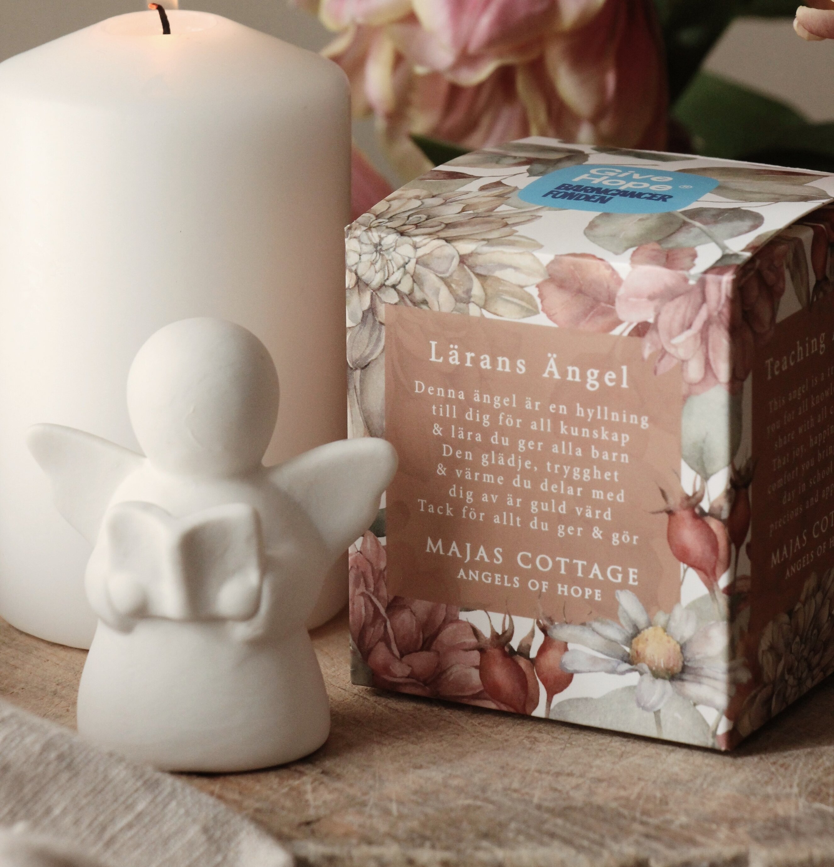 Lärans Ängel Inkl Gåvobox Majas Cottage Övrig prydnad/dekoration för inredning innemiljö