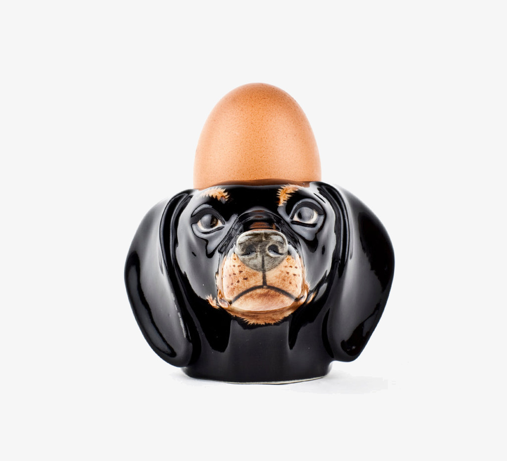 Äggkopp Hund Tax Quail Ceramics Äggkoppar