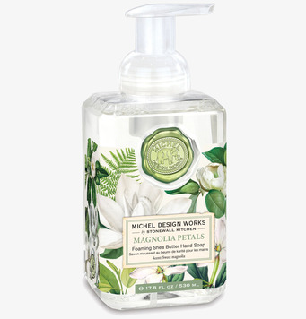 Bild av elegant och funktionell skumtvål med magnolia