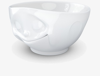 Bild av porslinsskål med unik design och glad detalj