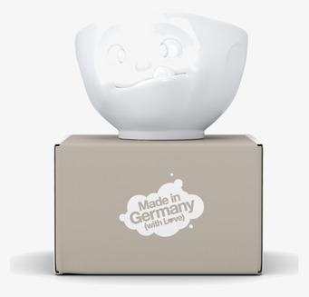 Bild på elegant porslinsskål med lekfull design