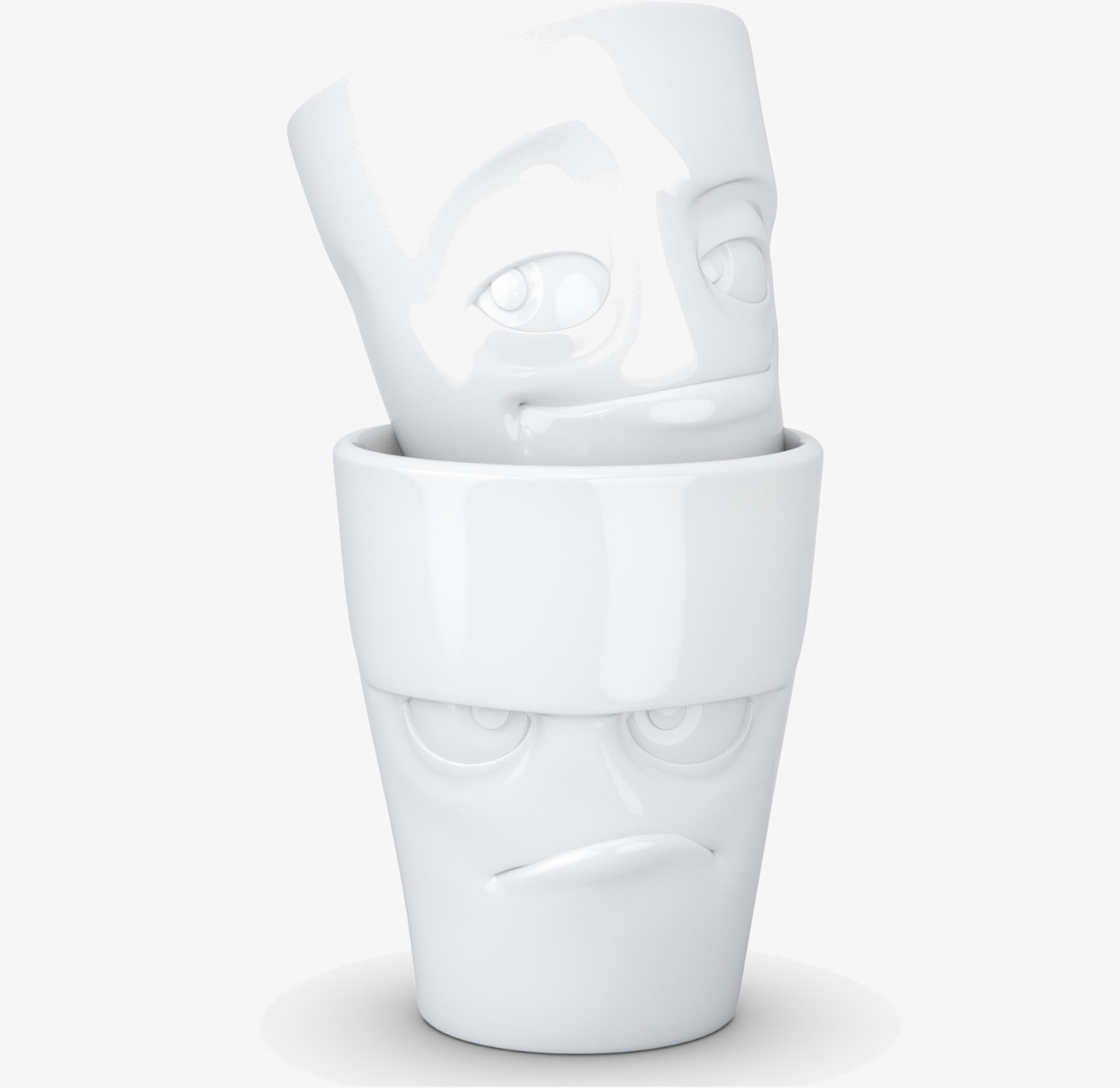 Muggar 2-pack - Butter & Busig Tassen Muggar/koppar i porslin, keramik, papper eller biologiskt material organiskt