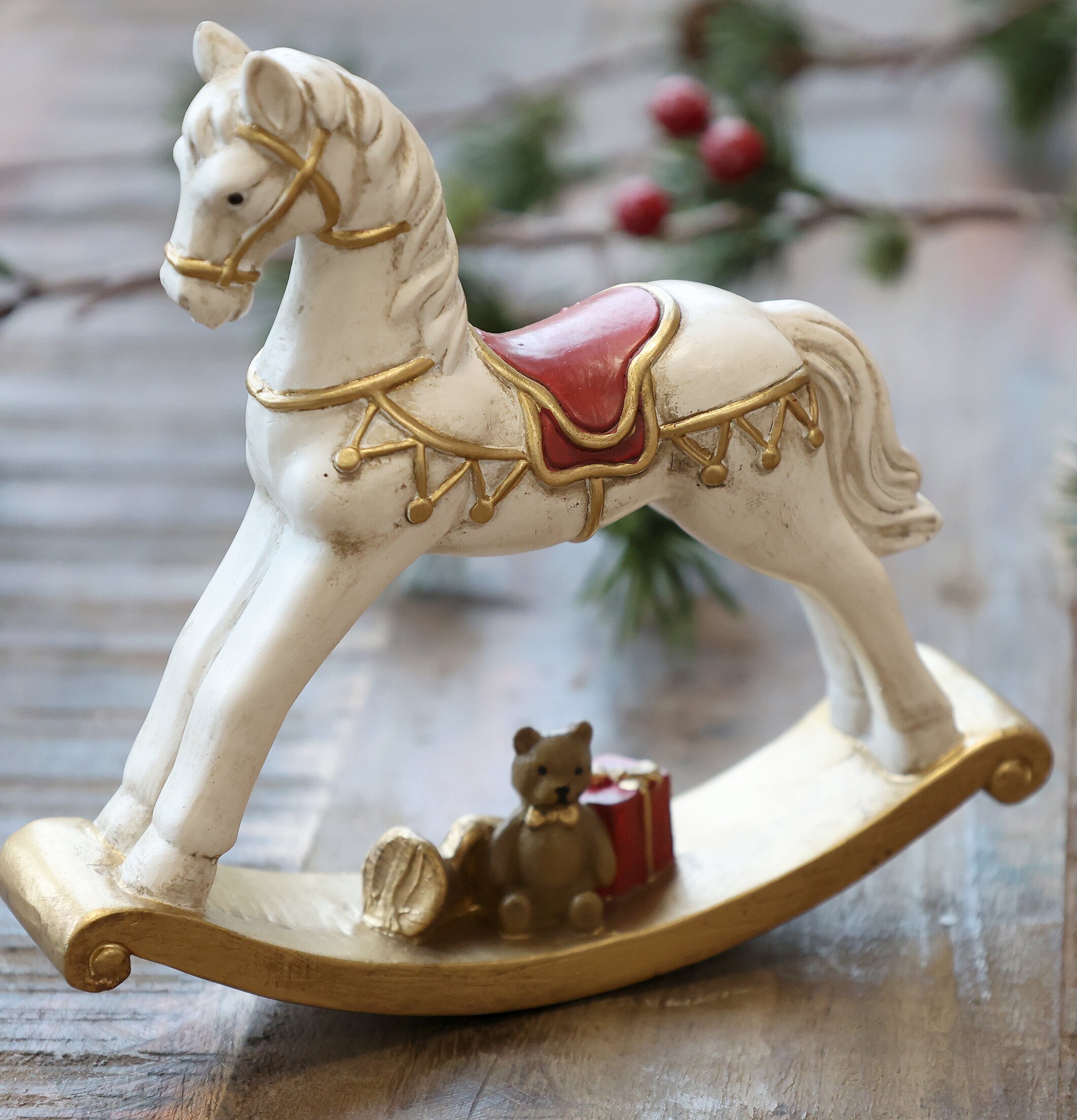 Gunghäst Vintage Chic Antique Övrig prydnad/dekoration för inredning innemiljö