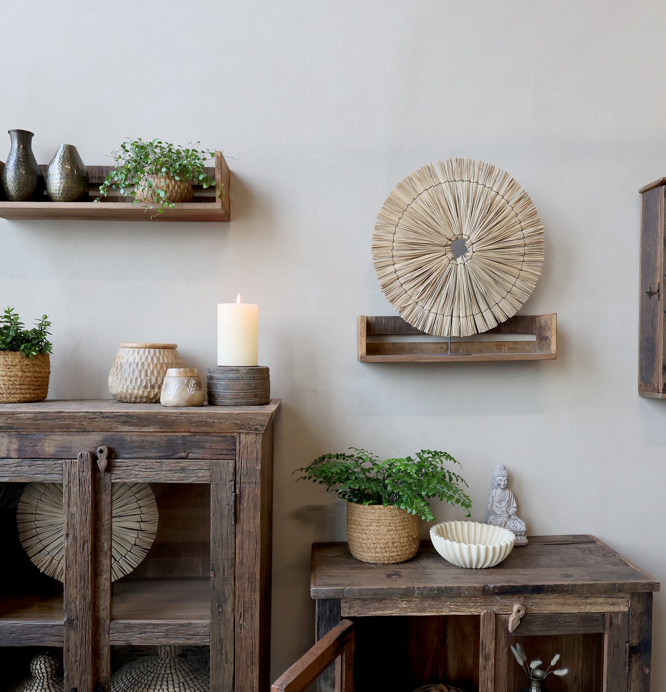 Vägghylla Grimaud 60cm 50cm Chic Antique Vägghyllor