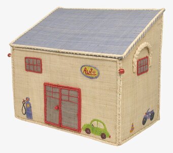 Bild av färgglatt förvaringshus format som garage