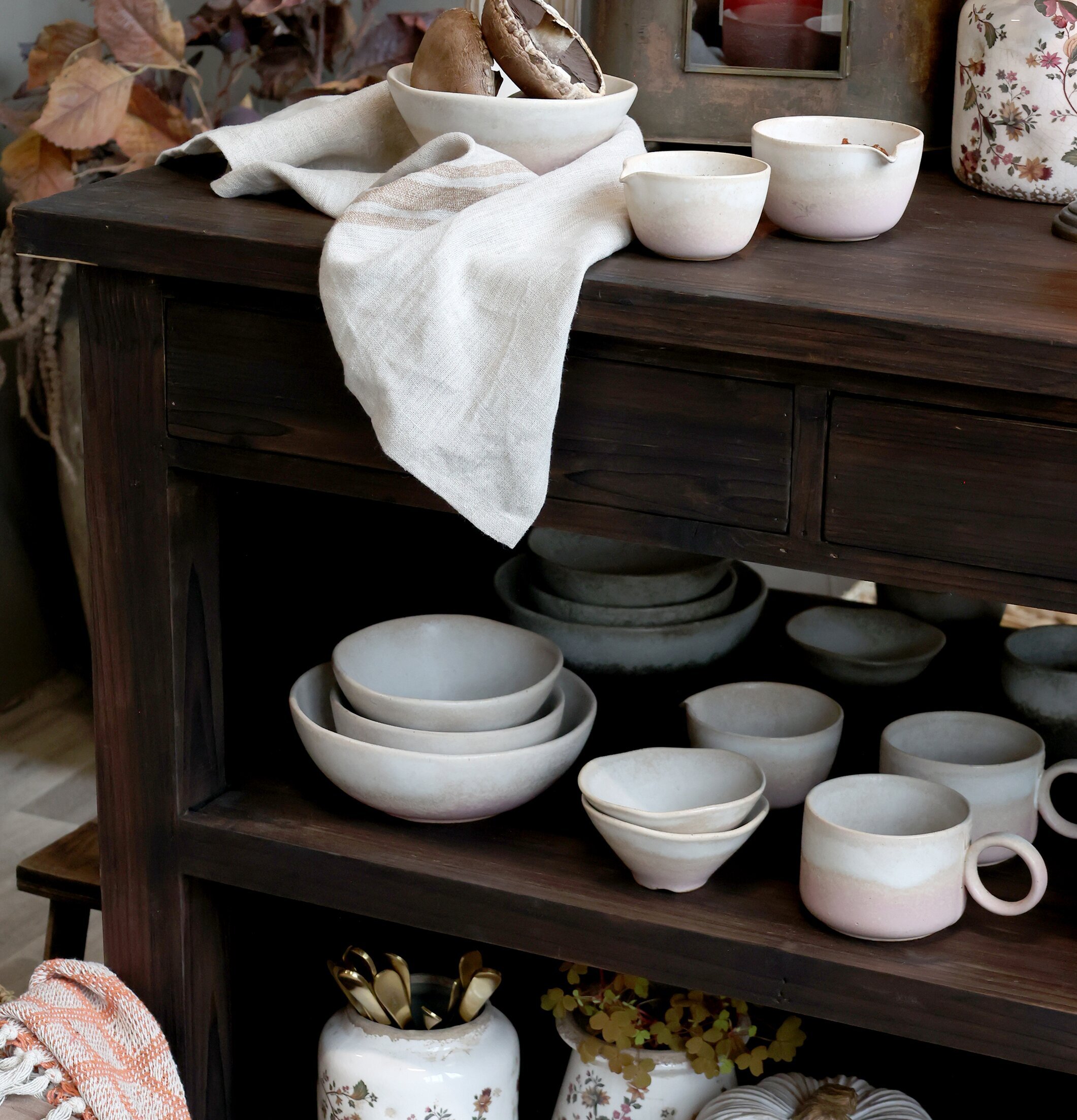 Skål Valence Dammrosa Kopp Chic Antique Skålar att äta ur tilltugg Såskannor/Vispskål servering Matlådor Förvaring av