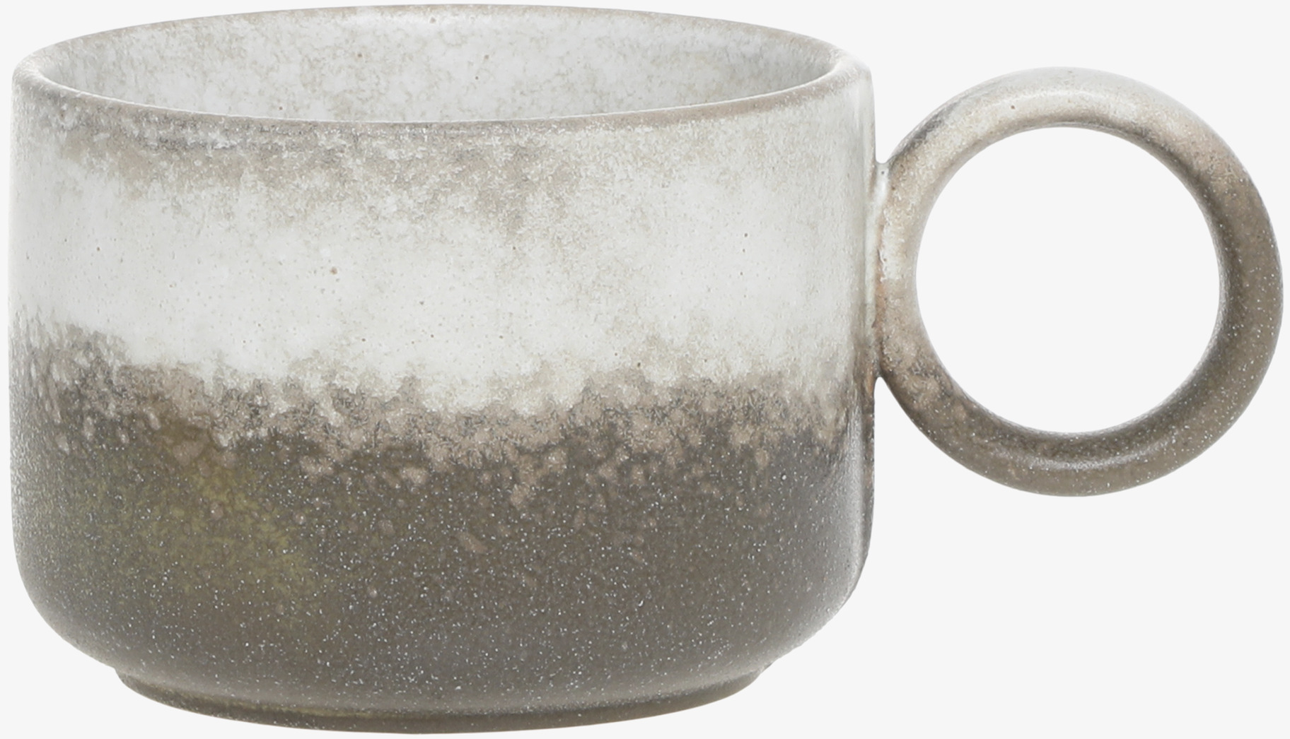 Bild av rustik kopp med ombré-effekt och grynig textur
