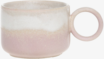 Bild av stilren kopp i dammrosa med elegant design