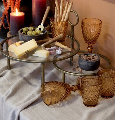 Bild av elegant dukning med rustik och varm atmosfär