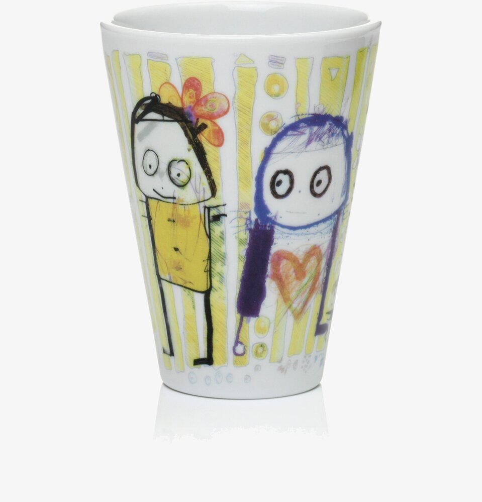 Termomugg Wall 2-Pack från Poul Pava med färgglada motiv