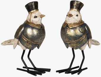 Bild av stilfulla fågelfigurer som förgyller ditt hem