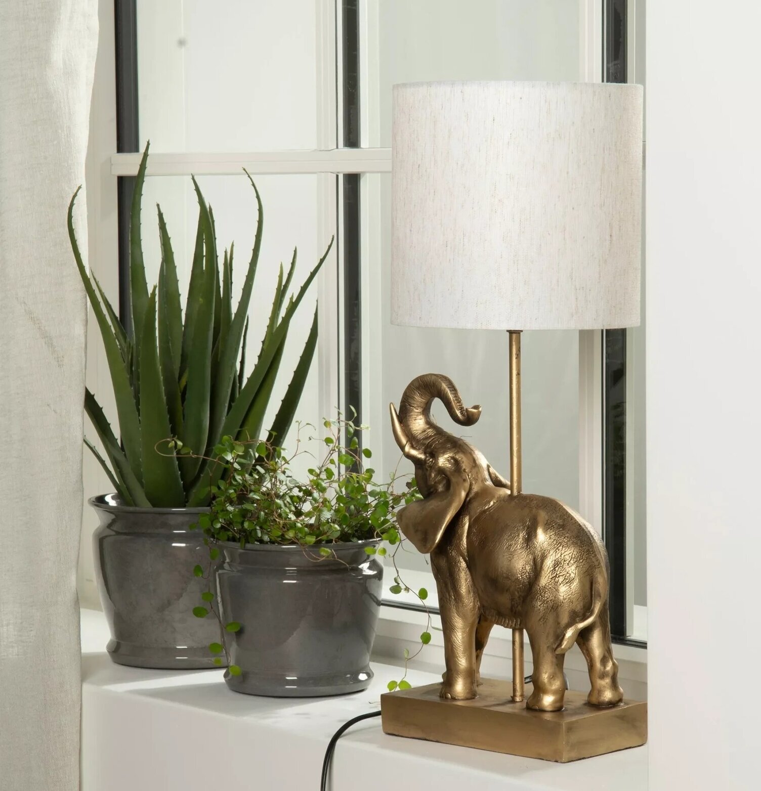 Lampfot Elefant Poly A Lot Decoration Lampor Taklampor Golvlampor Bordslampor LED-lampor Ledlampor Fönsterlampor Ljusslingor för dekoration
