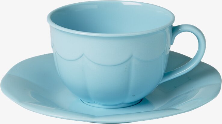 Kopp Med Fat från Rice i ljusblå färg, elegant och praktisk