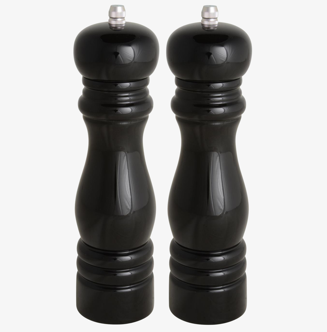Salt/Pepparkvarn Svart IB Laursen Krydd och örtförvaring Glasburkar för kryddor örter Saltförvaring Pepparkvarnar Saltskedar