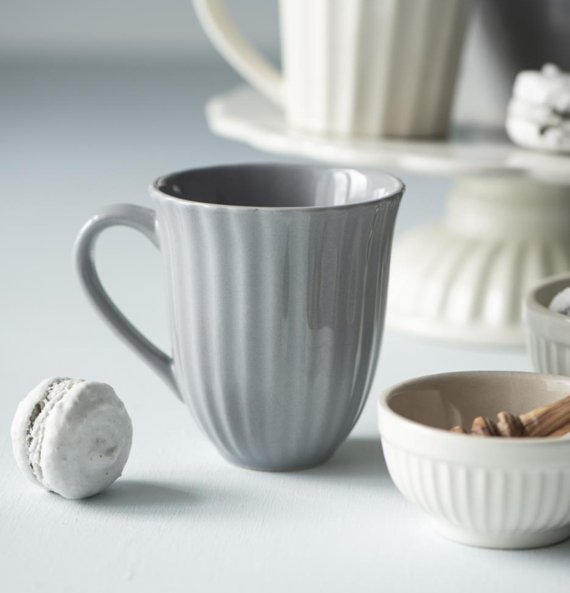 Mugg Mynte French Grey IB Laursen Muggar/koppar i porslin, keramik, papper eller biologiskt material organiskt ekologiskt