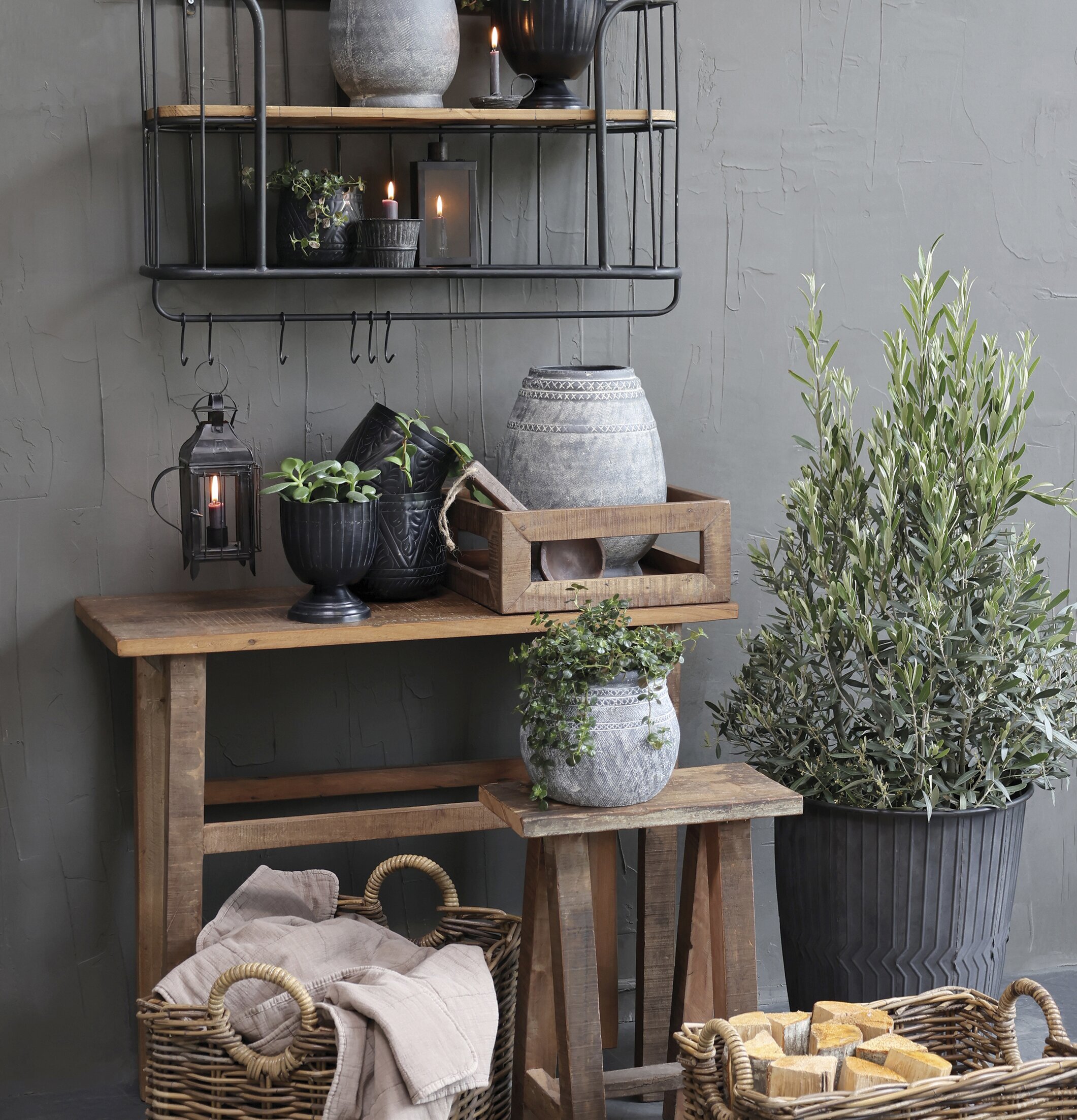 Trälåda Natur Chic Antique Förvaringslådor och korgar Boxar Förvaringsboxar Porslinsboxar Trälådor Smyckesboxar i porslin Förvaringsbrickor Murstensformar