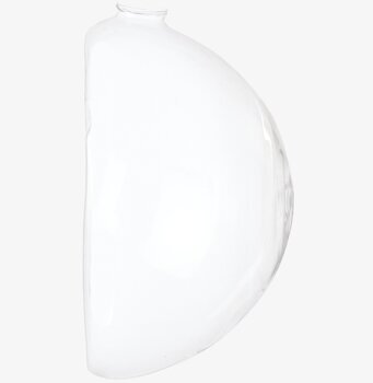 Bild av stilren väggvas i klart glas för modern inredning