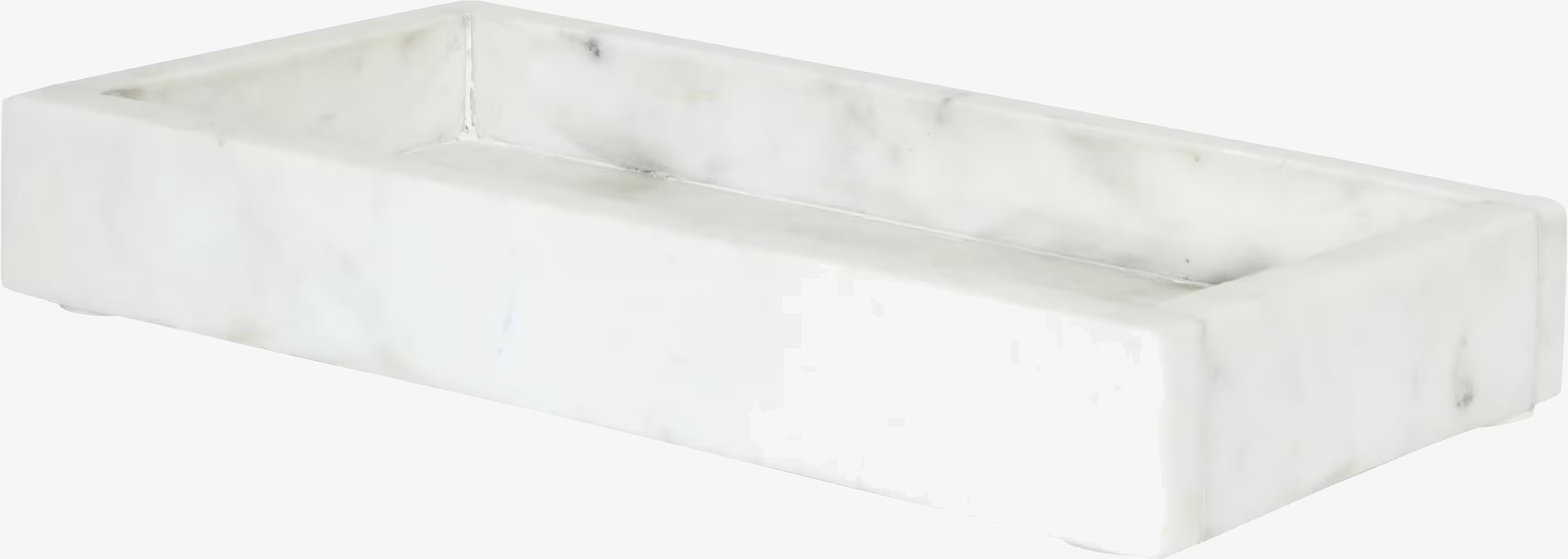 Bild av stilrent och elegant rektangulärt marmorfat