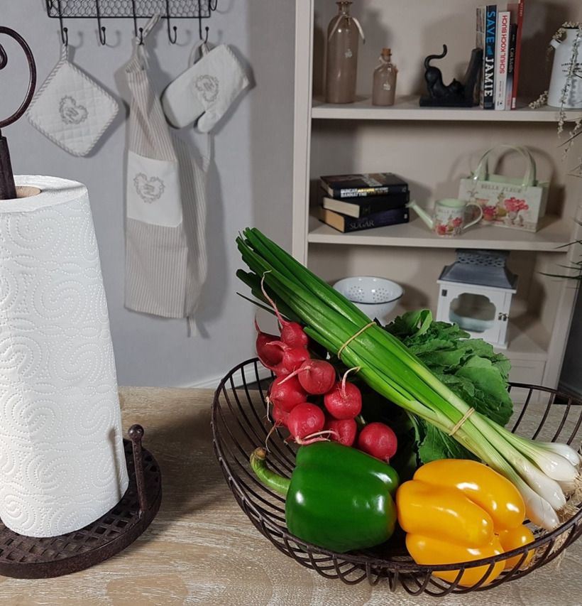 Pappershållare Smide Hjärta Ambiente Haus för hushållspapper